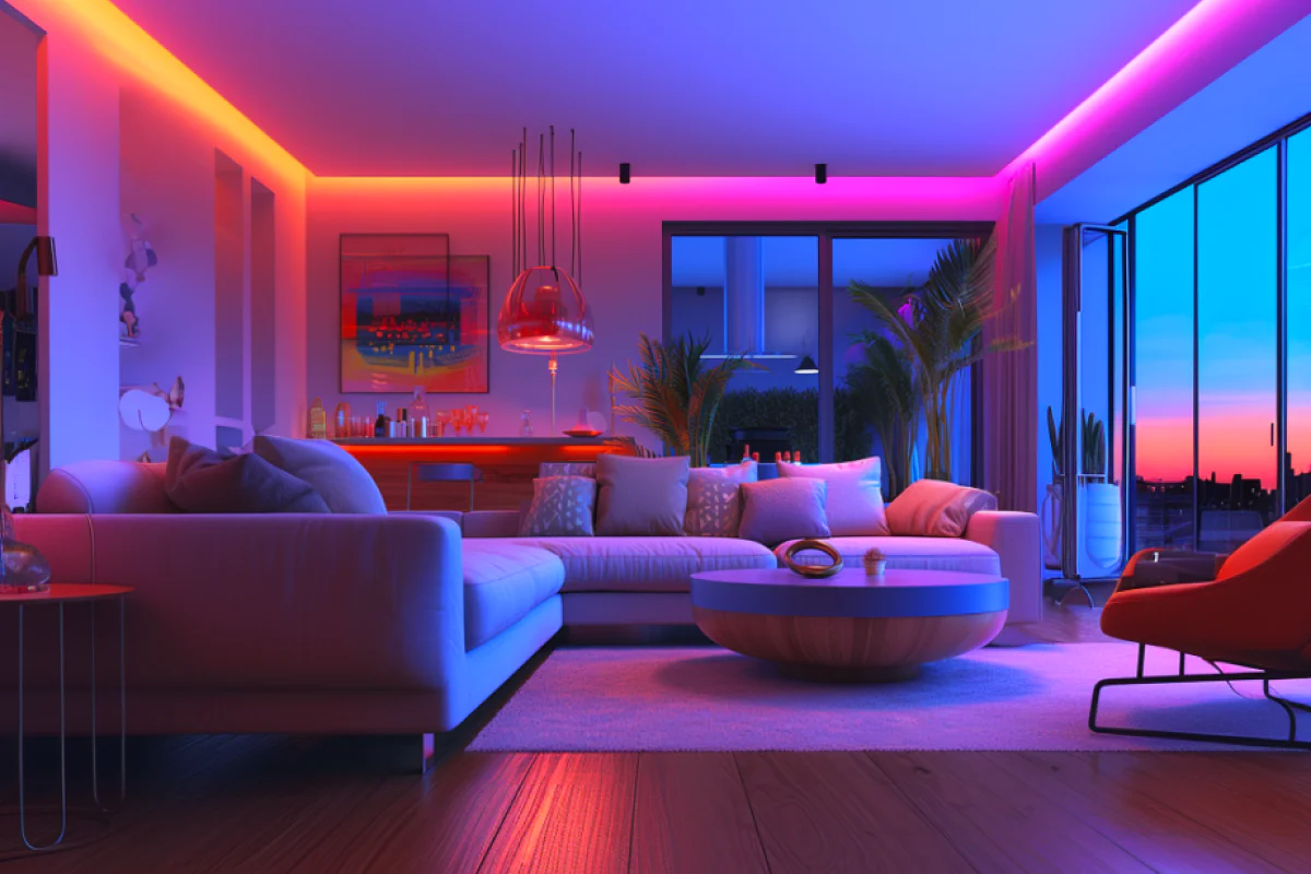 dark lightning in home for relaxing at nights