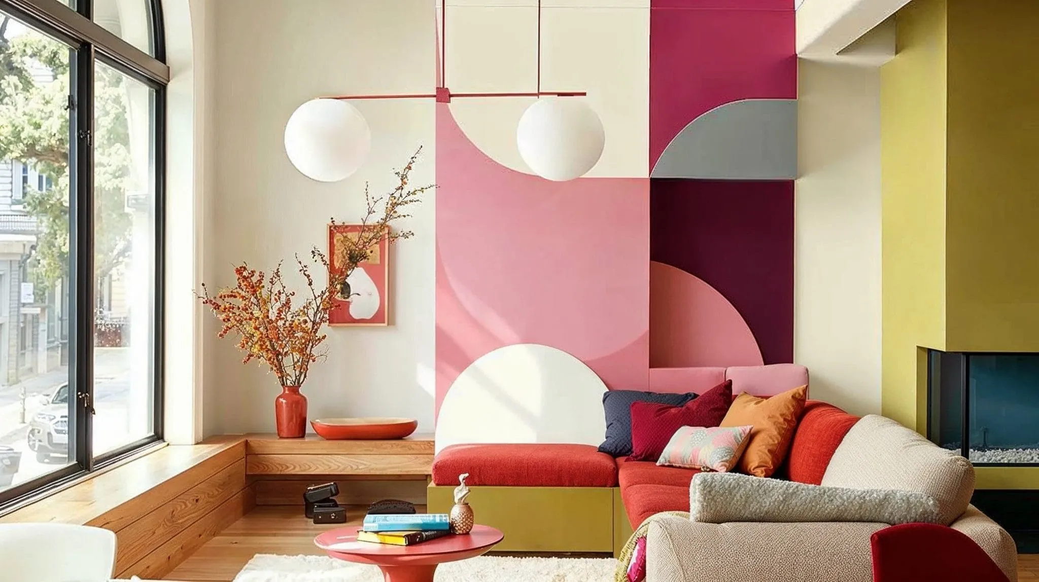 2025-living-room-trends-featuring-bold-colorful-geometric-wall-patterns-designed
