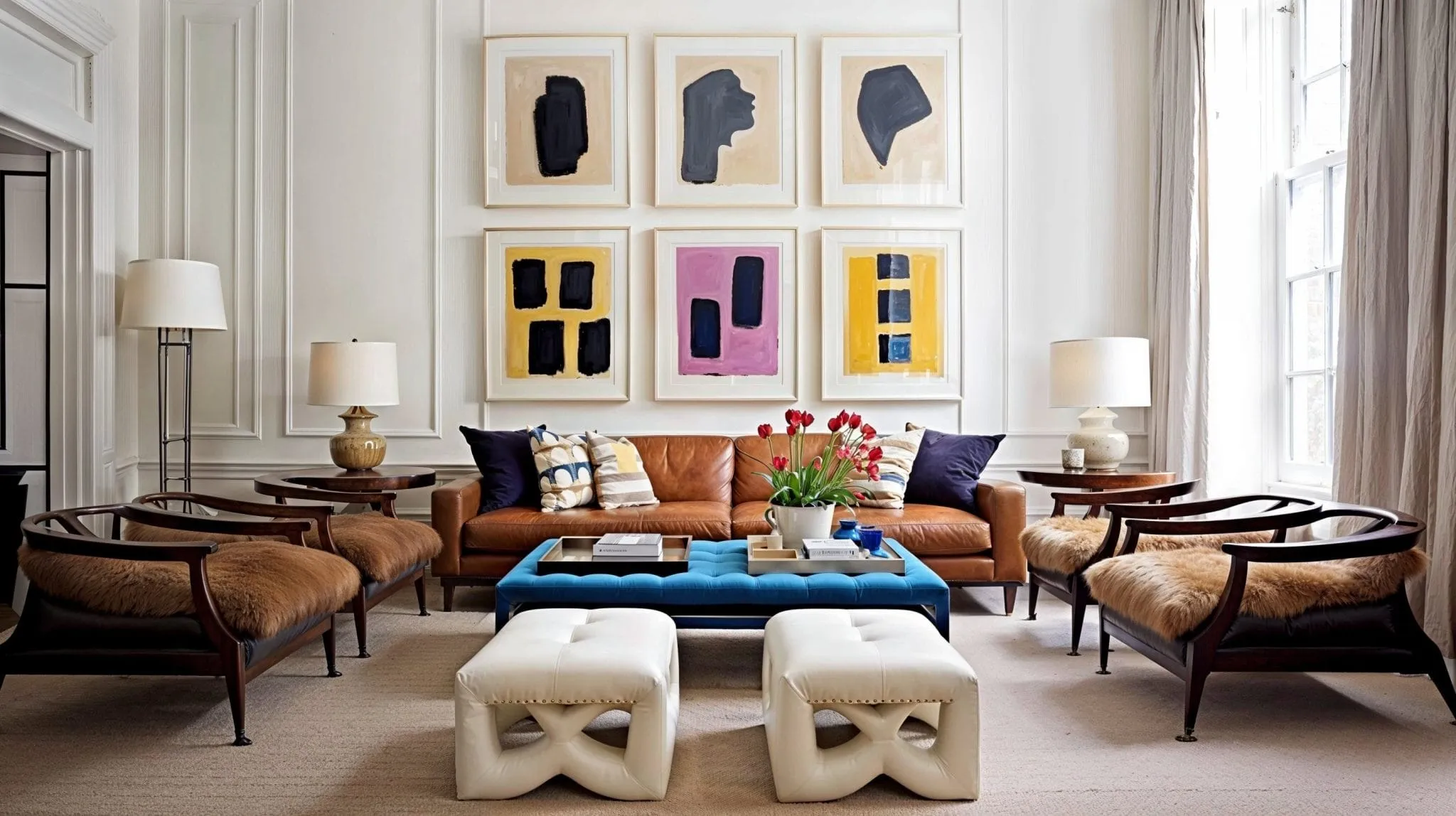 Artistic-living-room-trends-2025-featuring-low-profile-furniture-layout-by-Decorilla-