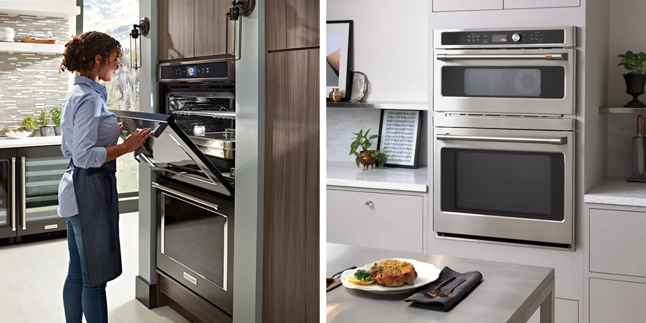 kitchen-appliances a housewife using them